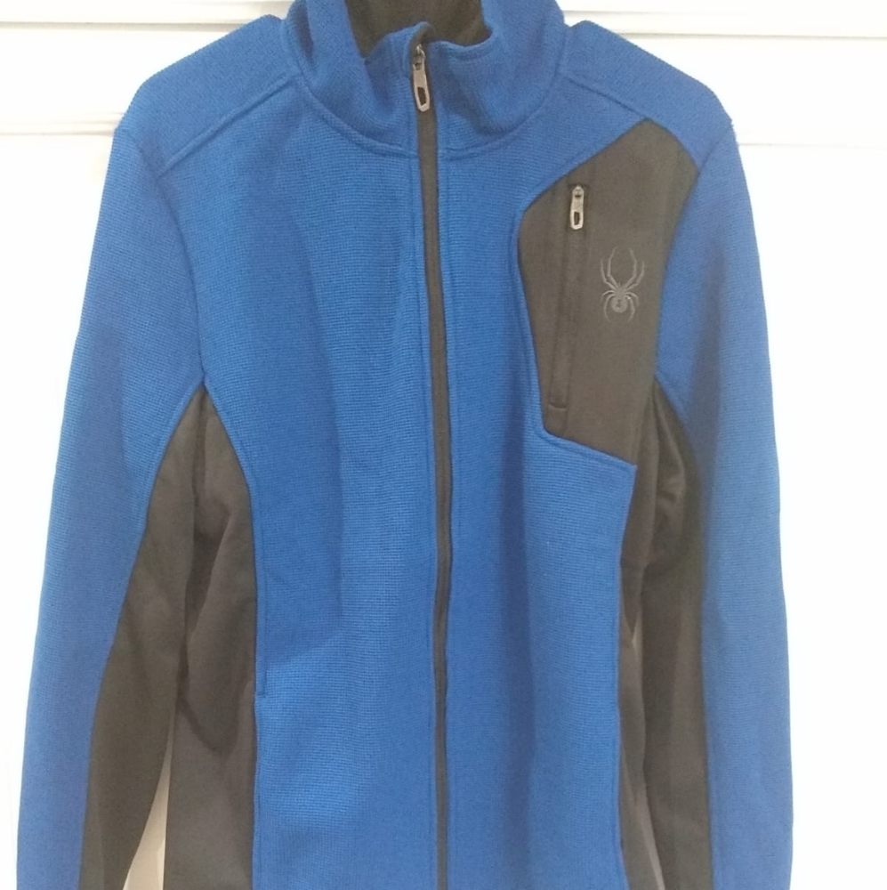 NEW Mens Spyder Jacket, Blue, Size Small